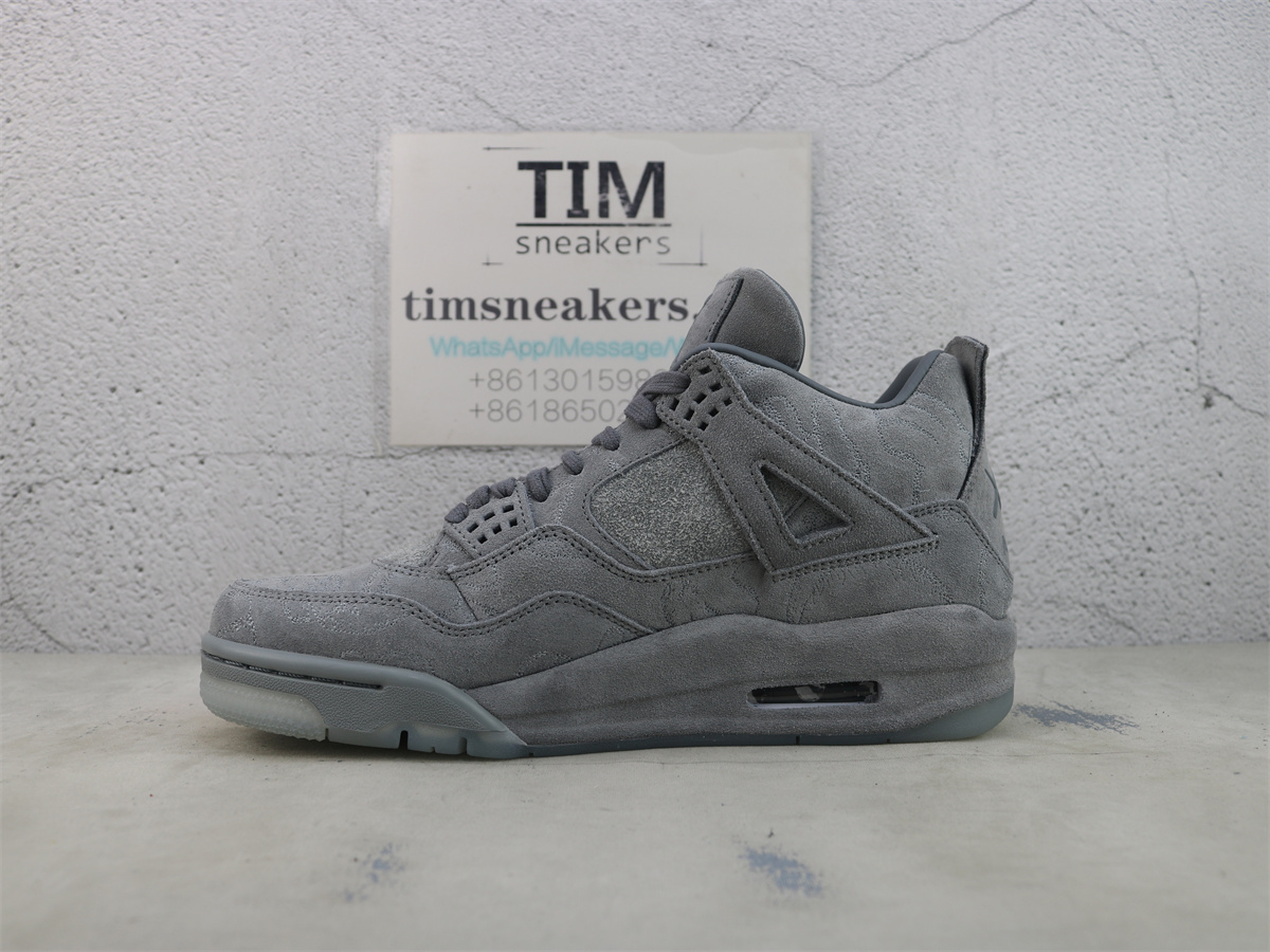 New Batch KAWS x Air Jordan 4 Retro Cool Grey 930155-003